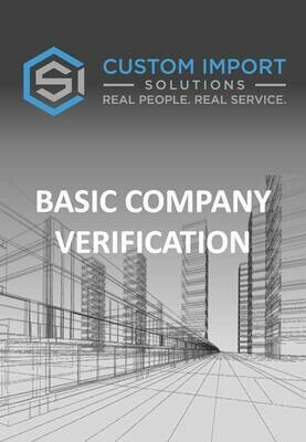 Basic Company Verification