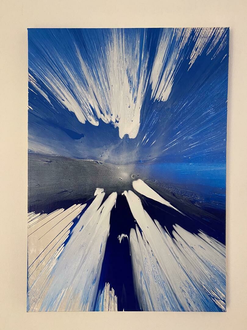 Sky meeting the Ocean abstract