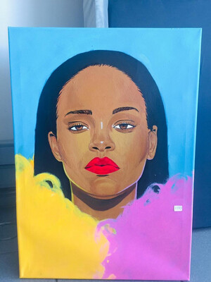 Rihanna Painting