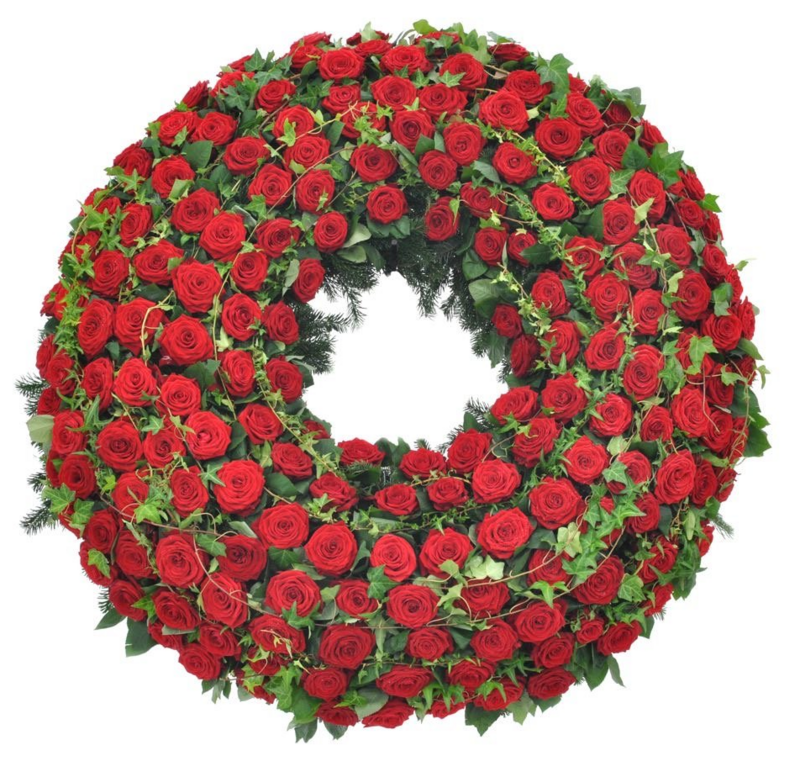 Corona de Rosas Rojas