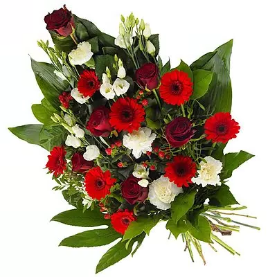 Ramo Floral Rosas, Lirios, Astroemelias y Rosas
