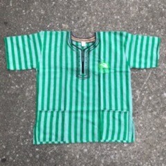 CYAM Dark Green Stripe Dashiki w/ Green CYAM Emblem