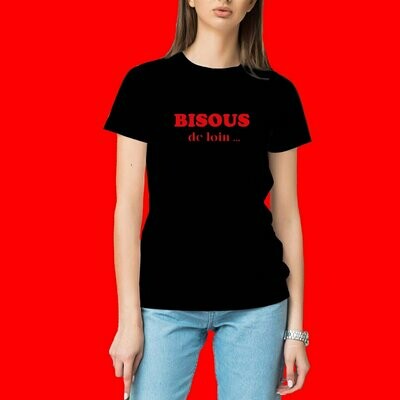 T-shirt femme BISOUS