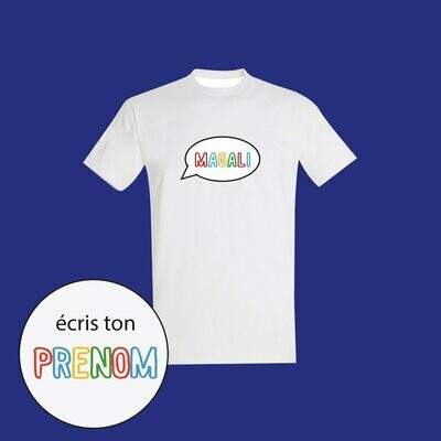 T-shirt enfant BULLE BD personnalisable