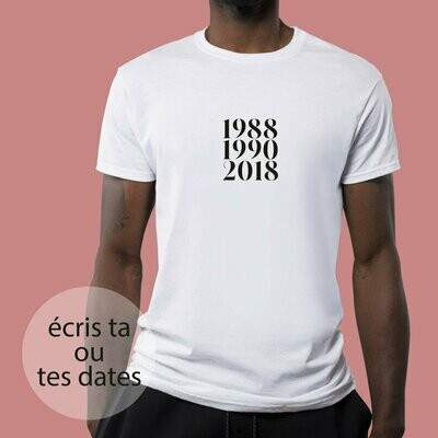 T-shirt Homme DATES