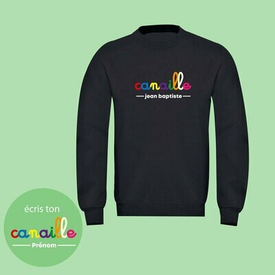 Sweatshirt adulte CANAILLE personnalisable
