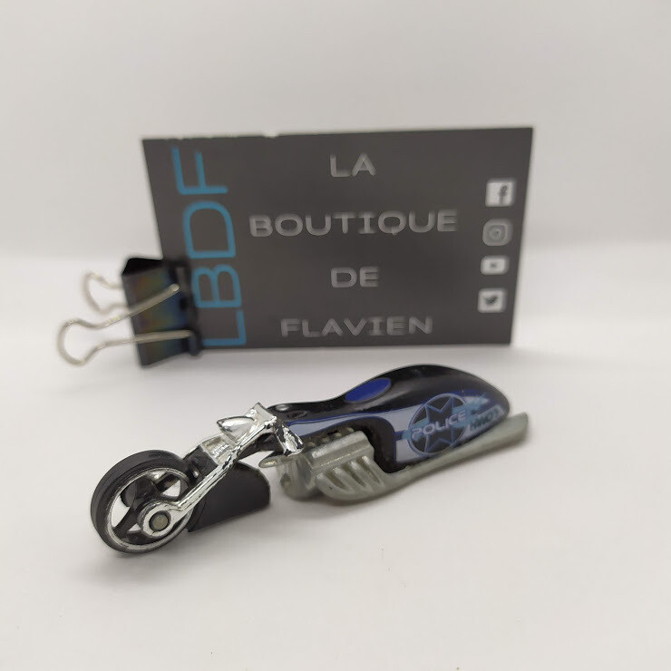 Hotwheels Moto police etat moyen