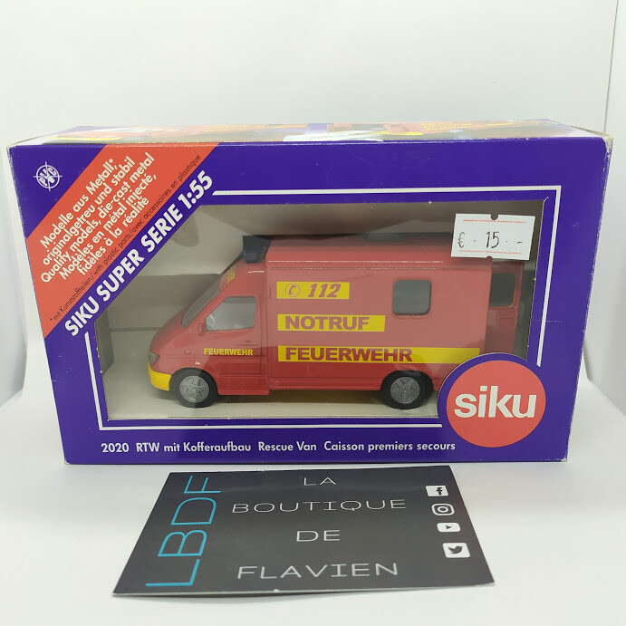 Siku Mercedes Sprinter 1/55 Pompier neuf en boite