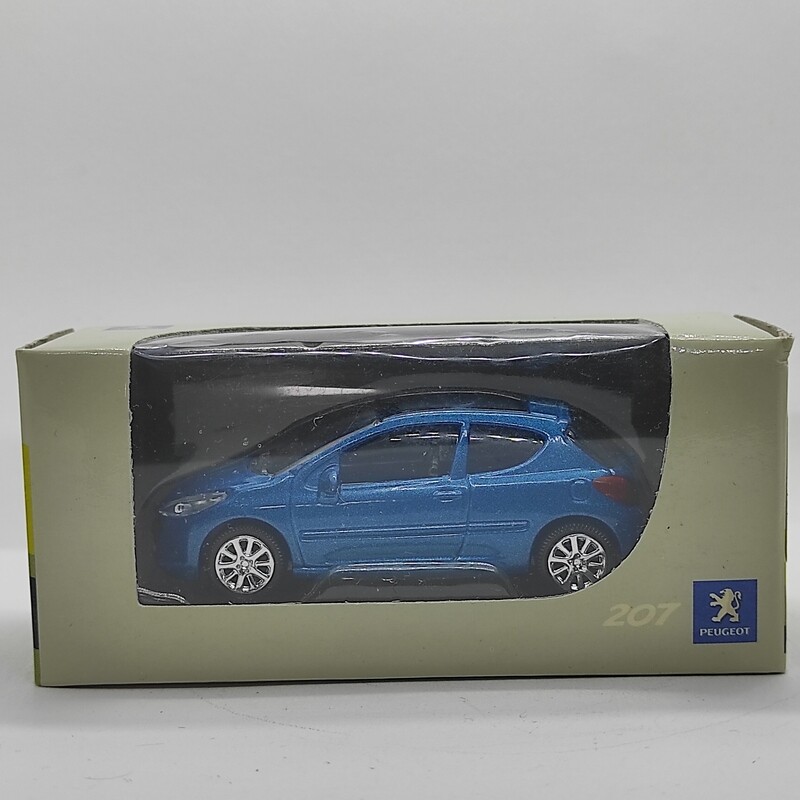 Peugeot 207 PH1 Bleue (Chassis métal)