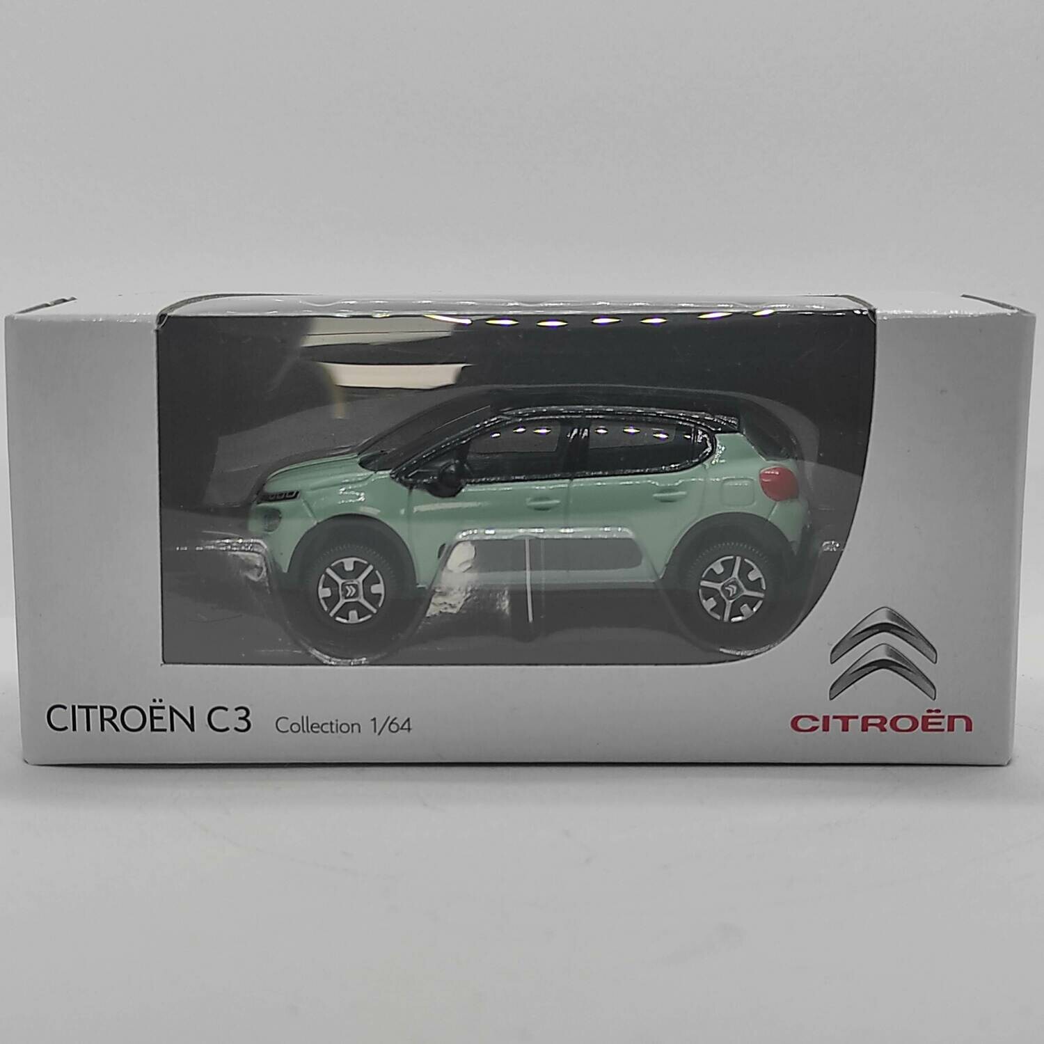 Citroen C3 2016 vert toit noir (ancien logo)