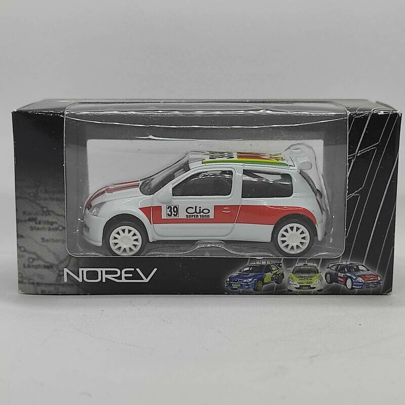 Renault Clio 2003 Super 2000 blanche et rouge