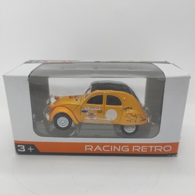 Citroen 2cv AZ orange Dakar