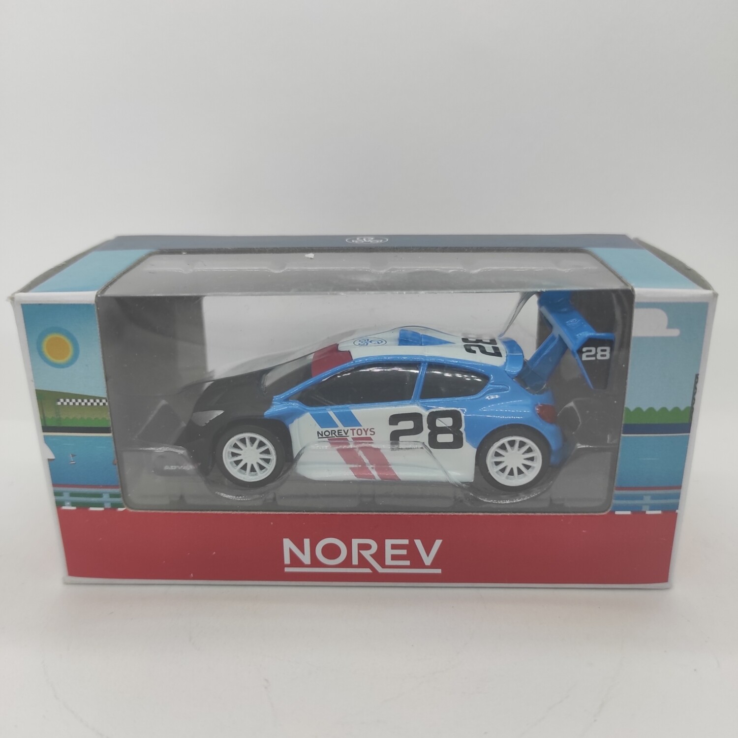 Peugeot 208 T16 Peak Pikes Racing Tuning Bleu