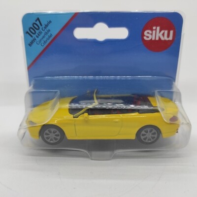 Siku BMW 645I cabrio jaune