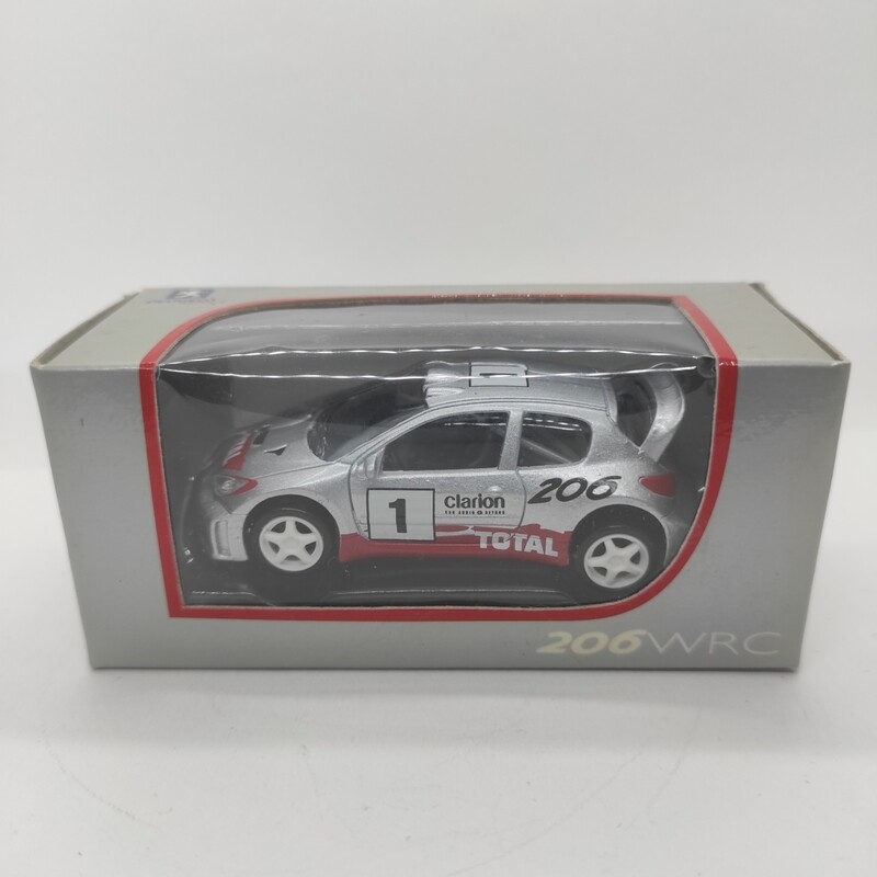 Peugeot 206 WRC grise N°1