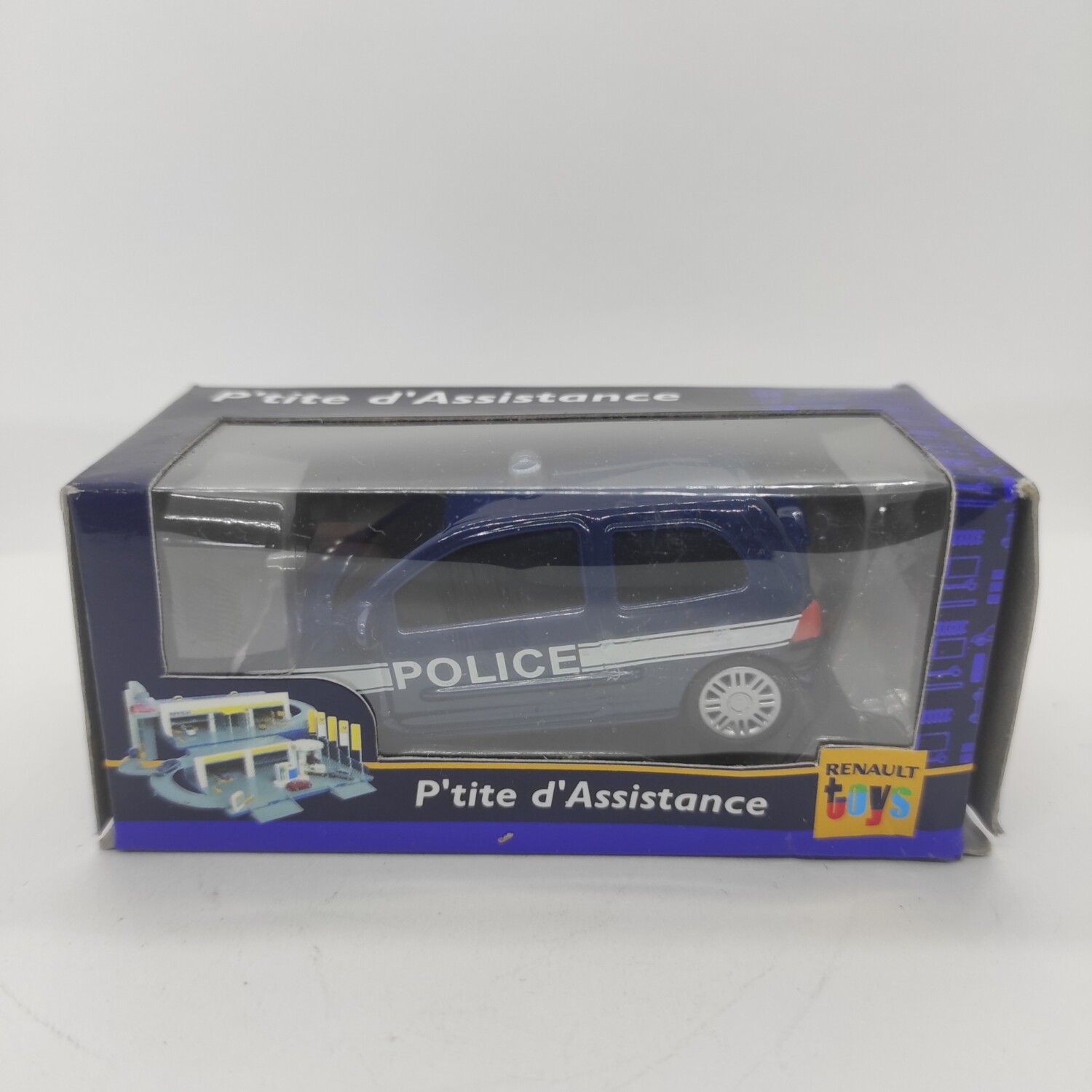 Renault Twingo 1 police (Avec gyrophare à piles) P'tites d'assistance
