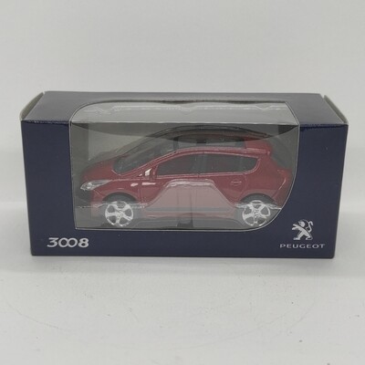 Peugeot 3008 2009 rouge