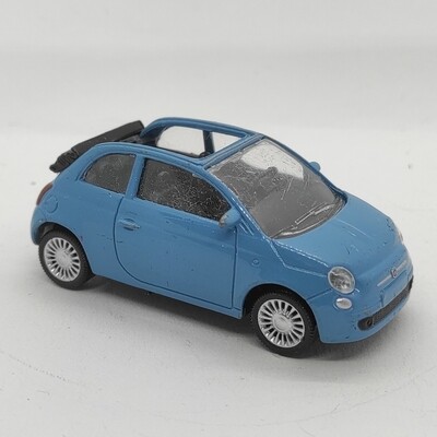Fiat 500 C bleu