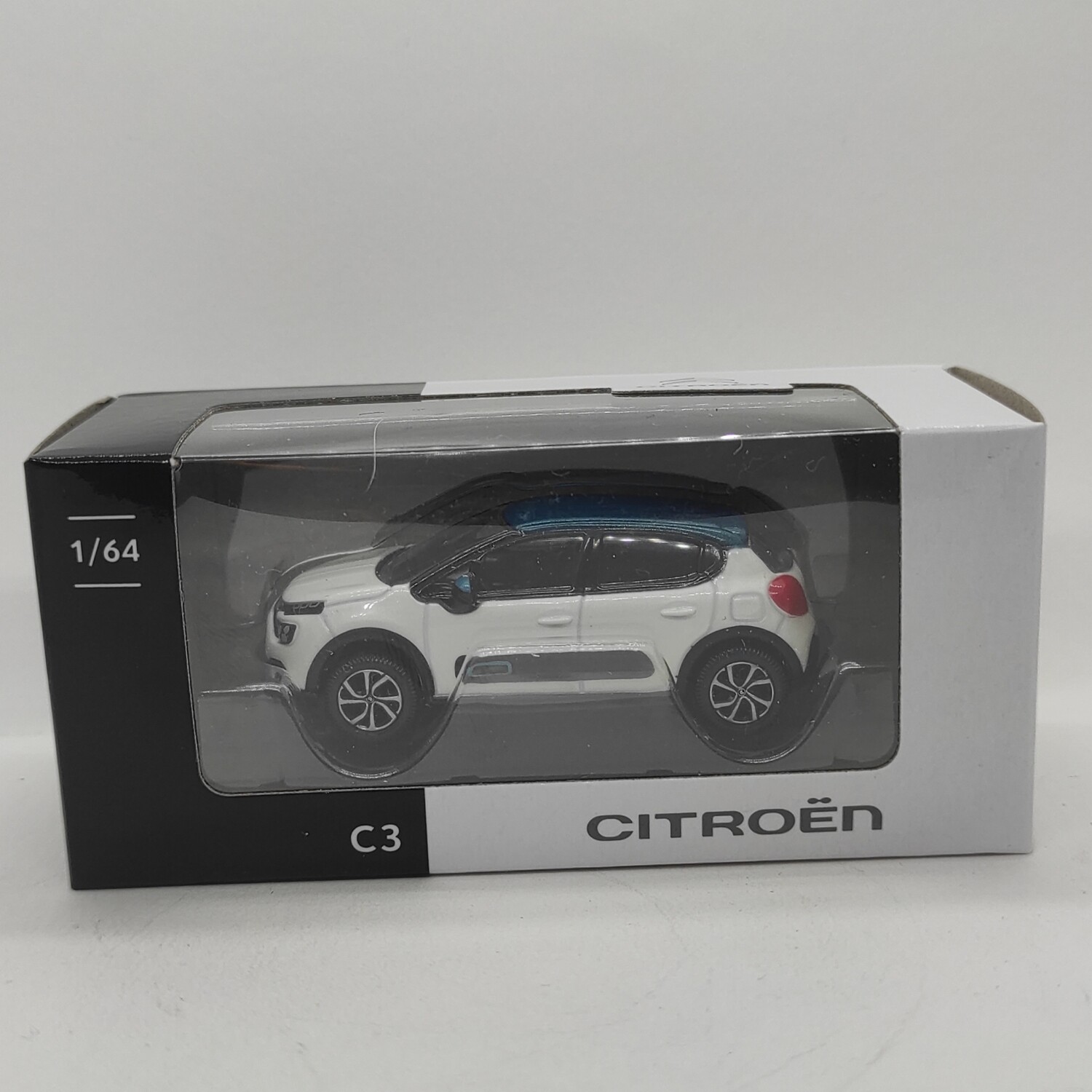 Citroen C3 2020 blanche toit bleu
