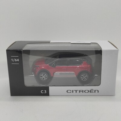 Citroen C3 2020 rouge toit noir