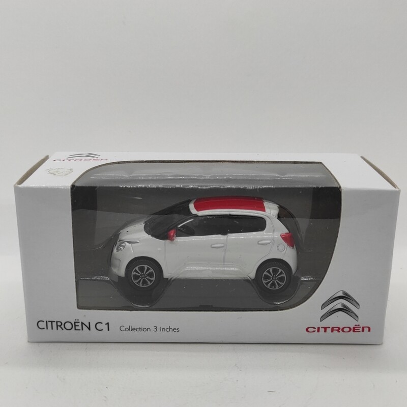 Citroen C1 2014 blanche toit orange