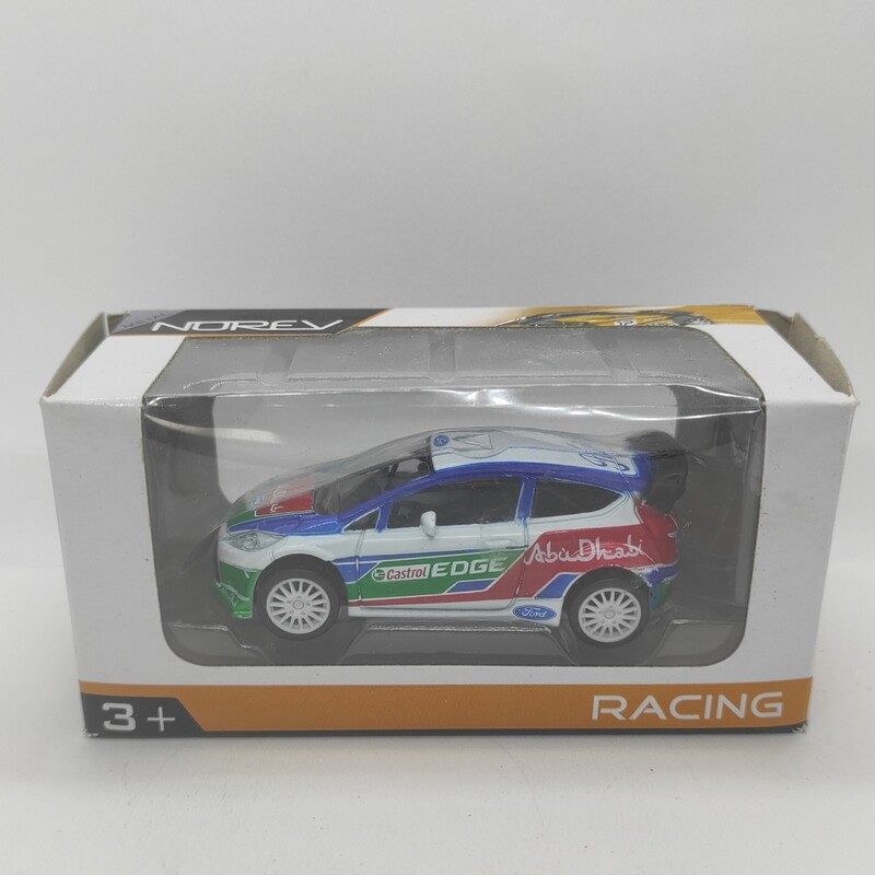 Ford Fiesta WRC blanche rouge et verte