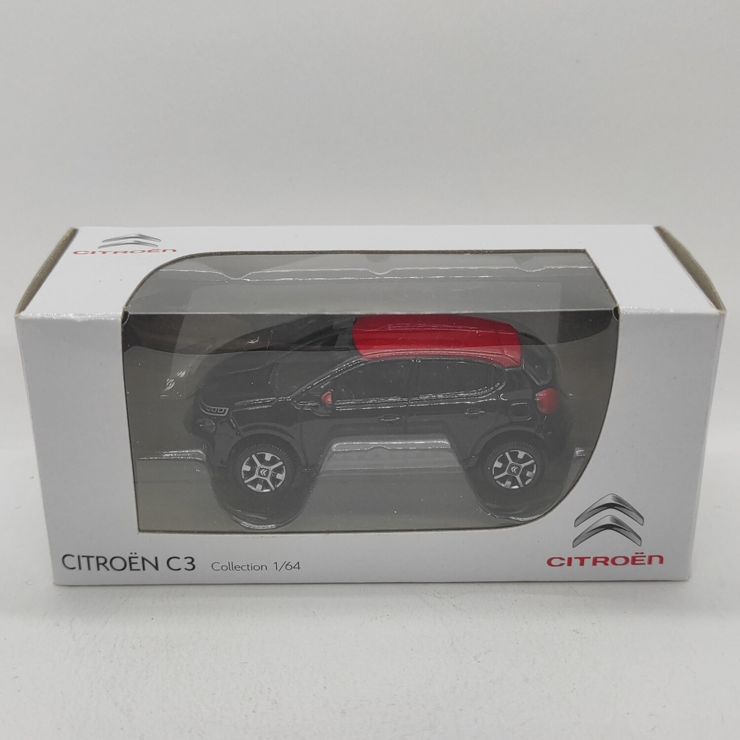 Citroen C3 2016 noir toit orange (ancien logo)