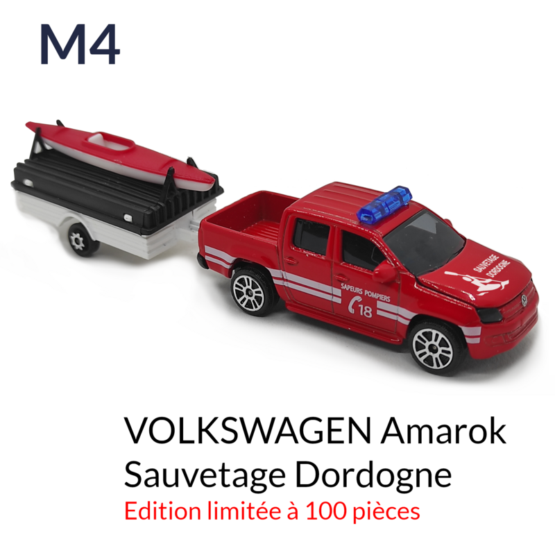 ​M4 VOLKSWAGEN Amarok & Kayak (Majorette)