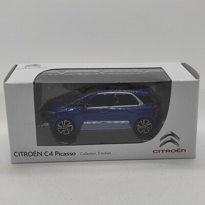 Citroen C4 Picasso 2016 bleu (Boite avec ancien logo)