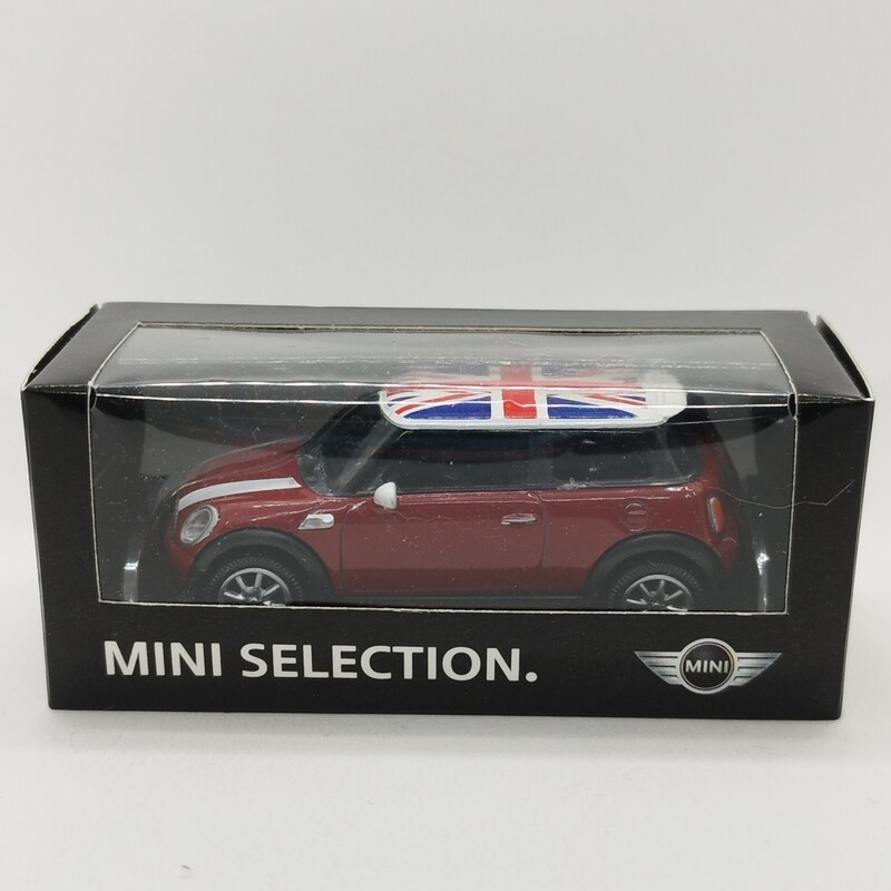 MINI Cooper S 2007 Rouge toit drapeau anglais 