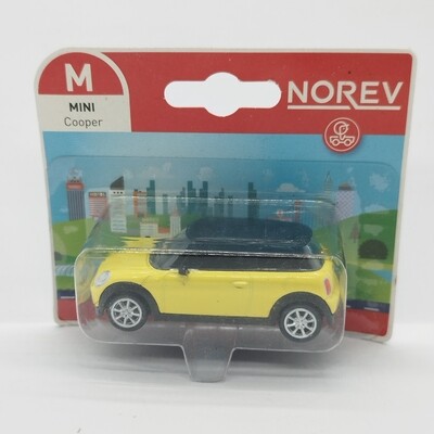 Mini cooper jaune et noir PO 2016/0350 (Blister)