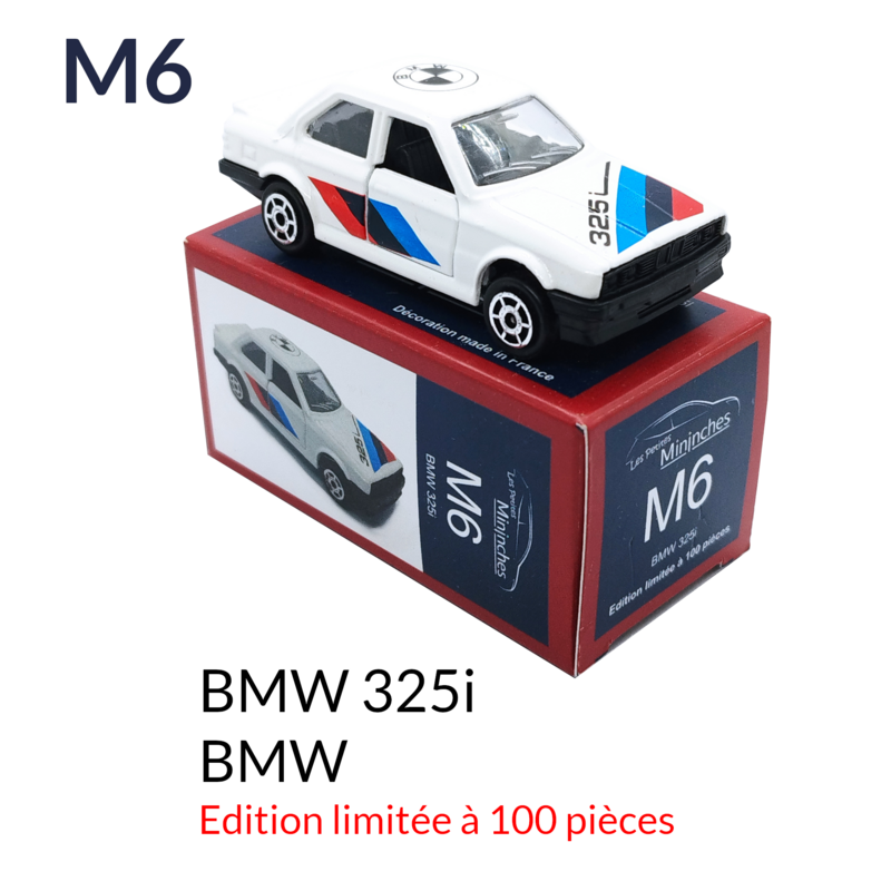 M6 BMW 325 I "Logo BMW" (Majorette)