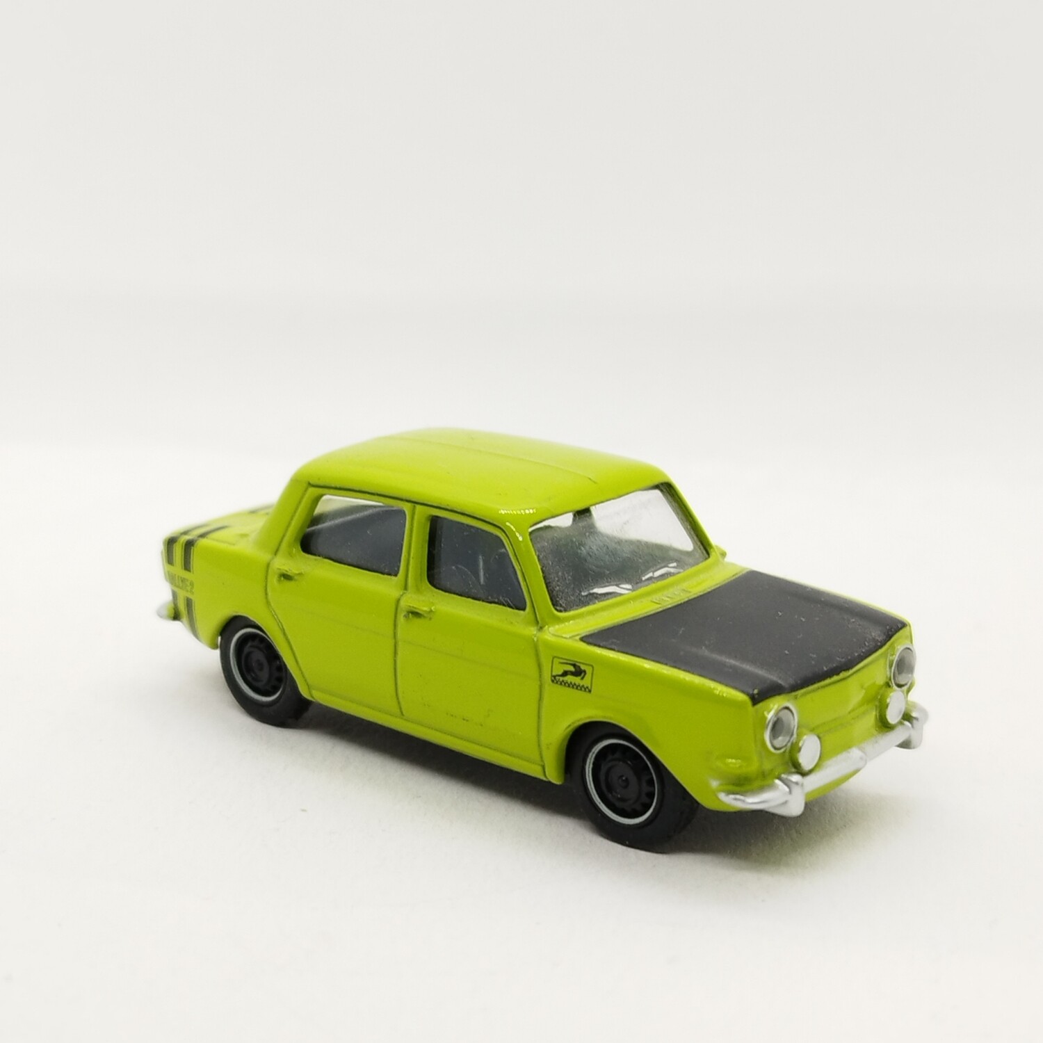 Porte clé Simca 1000 rallye 2 verte, en métal, idée cadeau