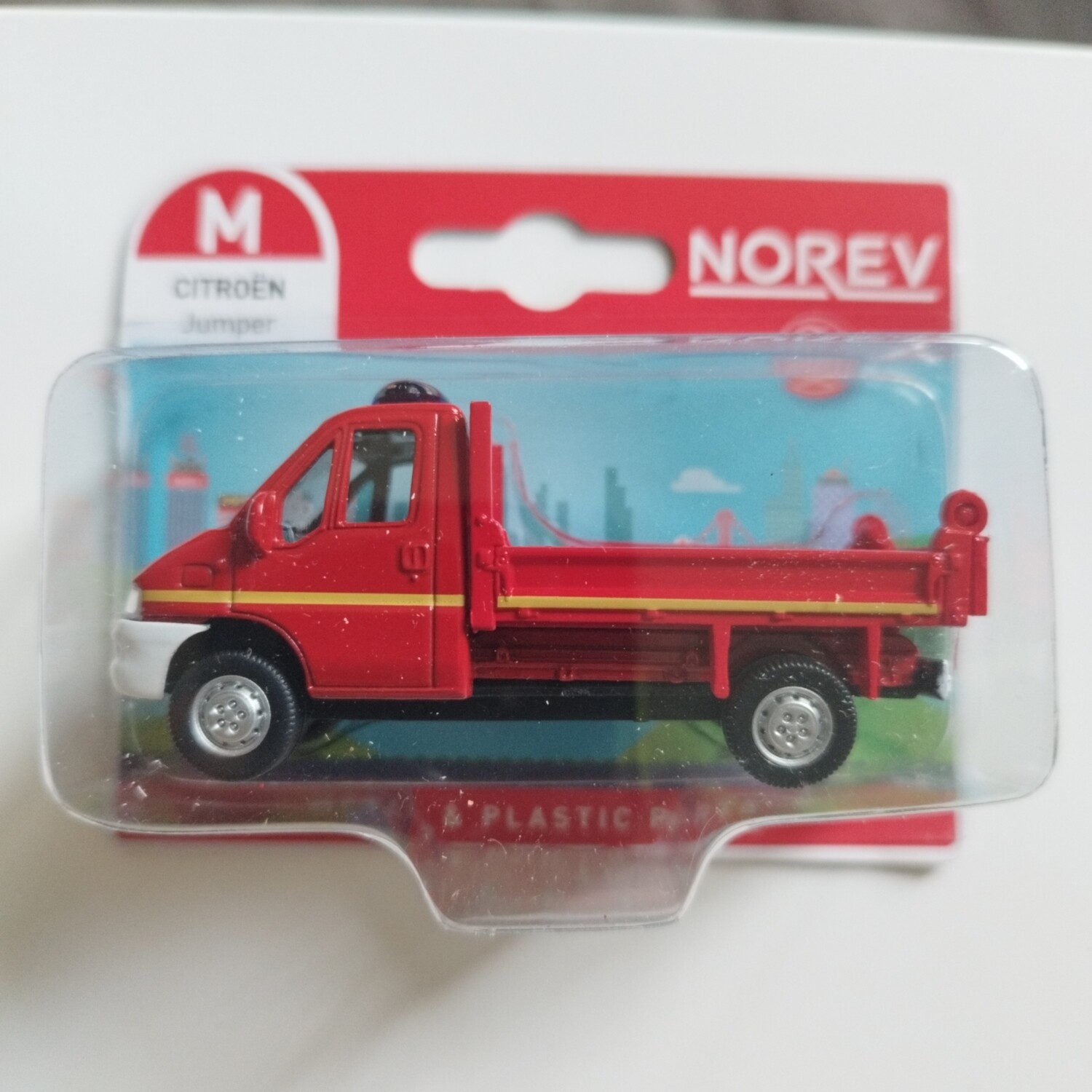 Citroen Jumper benne rouge pompier PO 2016/0350 (Blister)