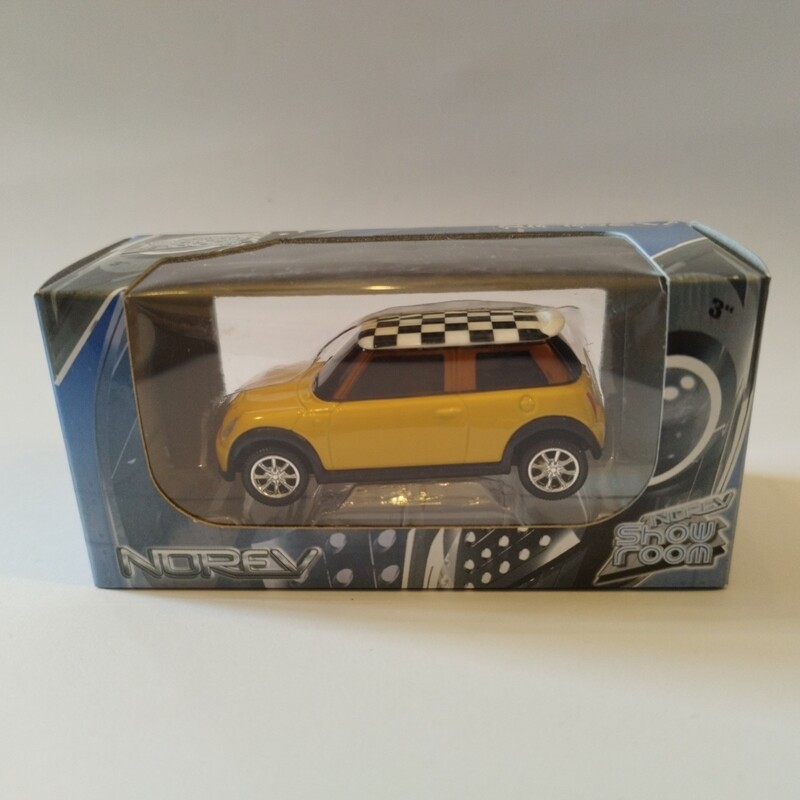 MINI Cooper Jaune toit damier