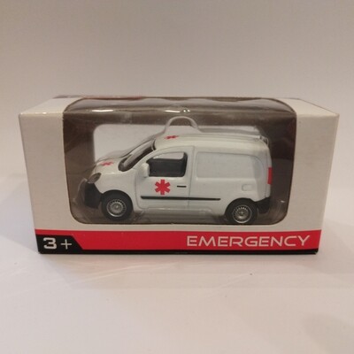 Renault Kangoo 2 Blanc croix rouge 