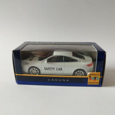Renault Laguna 3 coupé blanche Safety car