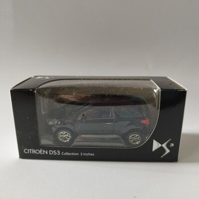 DS DS3 2010 Noir toit violet (Boite noir et blanche)