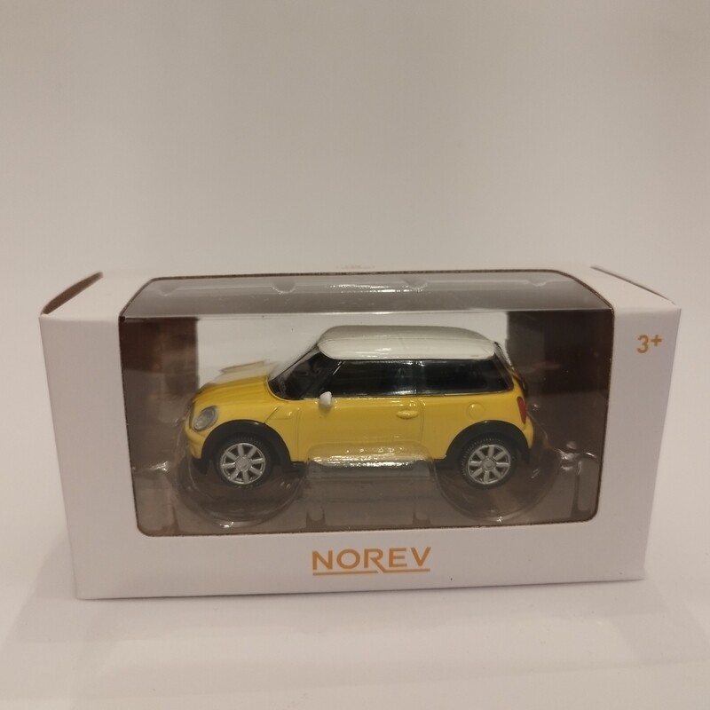 Mini cooper jaune et blanche PO 2023/062 310519