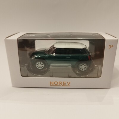Mini cooper verte et blanche PO 2023/0061