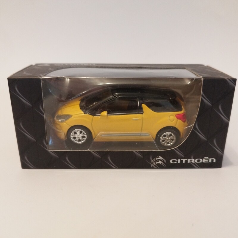 DS DS3 2009 jaune toit noir