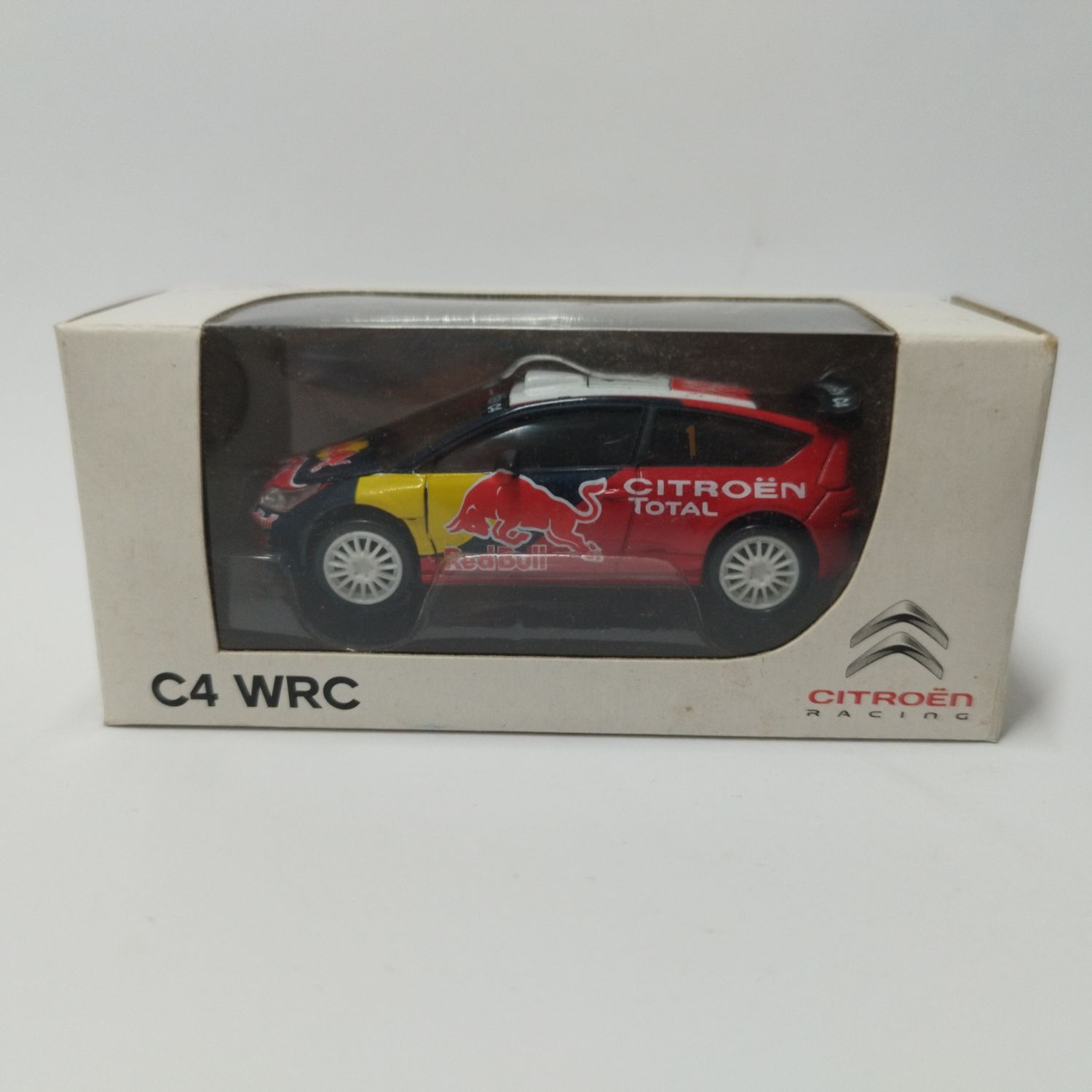 Citroen C4 WRC N°1 redbull (Nouveau logo)