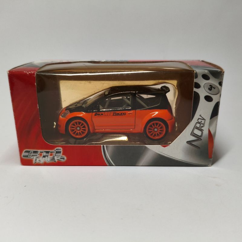 Citroen C2 Super 2000 Orange et Noir Tuning 