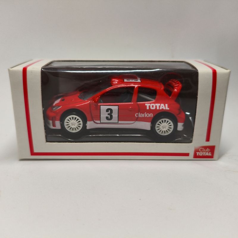 Peugeot 206 WRC rouge N°3 (Club total)