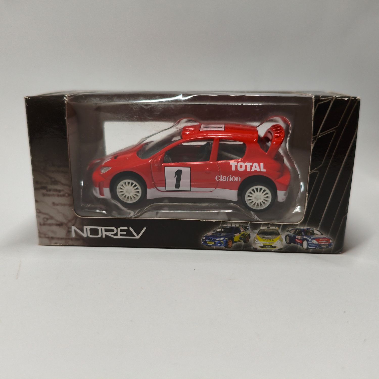 Peugeot 206 WRC rouge N°1