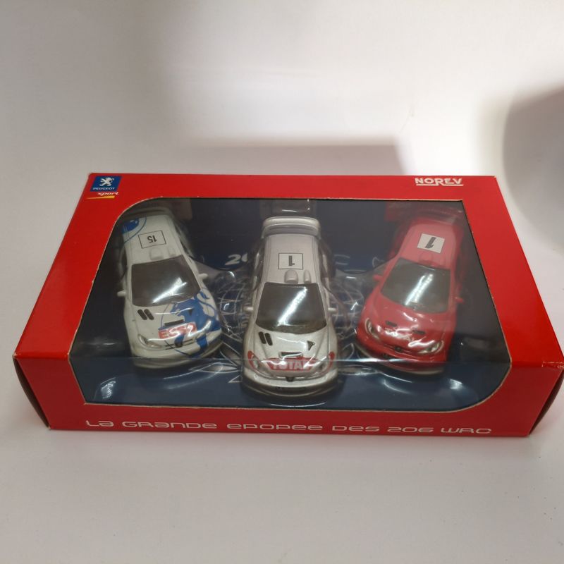 Peugeot 206 WRC Pack de 3 Peugeot 206 WRC Pack de 3