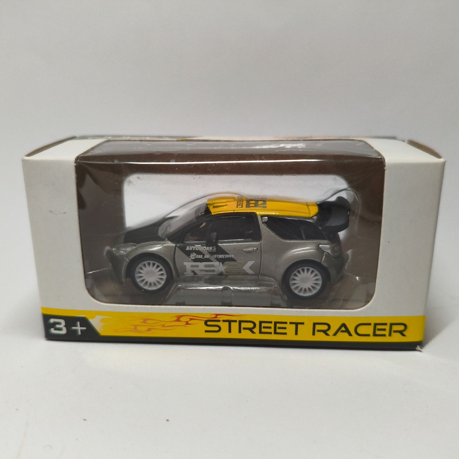 DS DS3 WRC Tuning grise et jaune