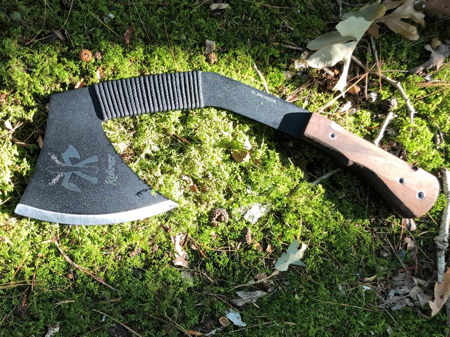Kukrax Pak Axe (ku-1068)  Walnut/Leather	