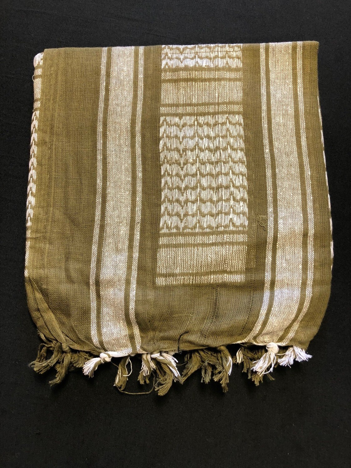 green prayer shawl/ head covering