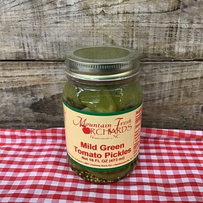 Mild Green Tomato Pickles